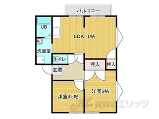 アークヒルズ大薮【2階】の間取り