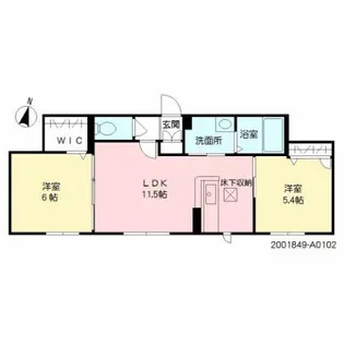 べレオ・フチュール【3階】の間取り