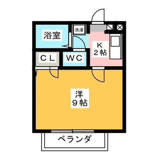 アンブレ【1階】の間取り