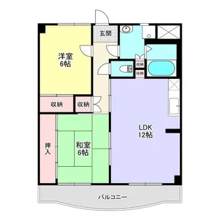 ル・シェル【1階】の間取り