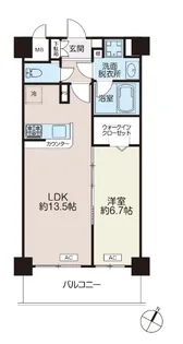 メルヴェーユイイダ志村【2階】の間取り
