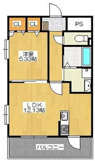 グランベールさくら小路【2階】の間取り