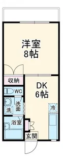 清和レジデンス【1階】の間取り
