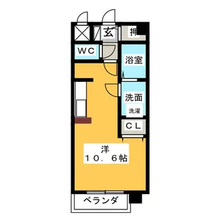 ダイヤモンドヒルズ常滑【5階】の間取り