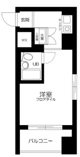 スカイコート浅草国際通り【6階】の間取り
