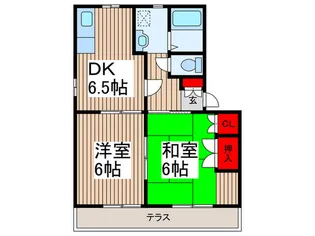 メゾン・ソレイユ【1階】の間取り