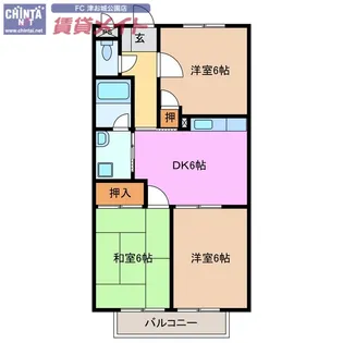 Surplus 阿漕 B【2階】の間取り