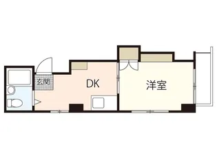 Sビル三篠【4階】の間取り