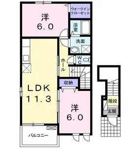 アシスト【2階】の間取り