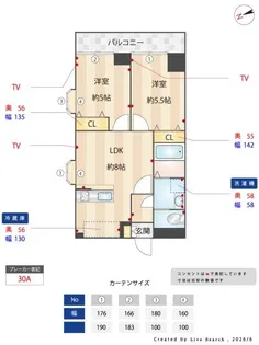 ヴィラ・グレイス南長崎【2階】の間取り