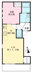 クリサンテーモ【3階】の間取り