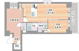 SOHO烏丸【4階】の間取り