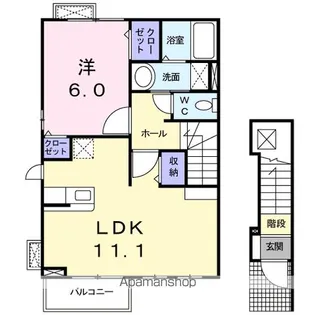 カルム・KII【2階】の間取り