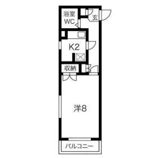 エトワール八戸第一【3階】の間取り