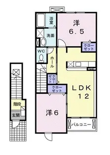フリーデ【2階】の間取り