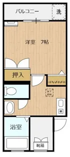 コーポコジマ【1階】の間取り