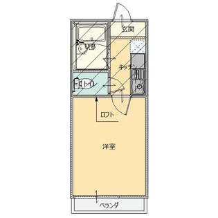 ウォールデン成島 弐番館【2階】の間取り