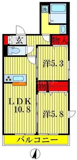 セゾンハイム【3階】の間取り