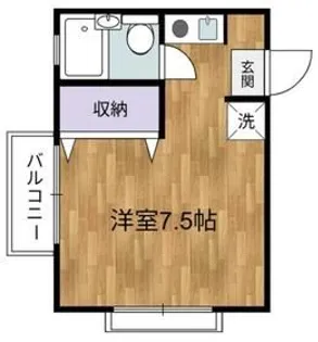 プランドール弐番館A棟【2階】の間取り