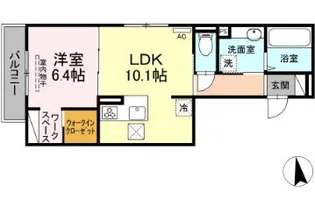 和留津【2階】の間取り