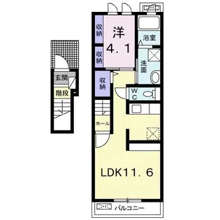 パル ドミール【2階】の間取り
