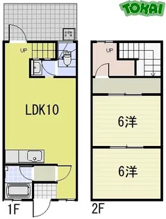 コーポサンライズ【1階】の間取り