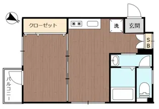 雑司ヶ谷ハウス【3階】の間取り
