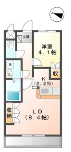 イーストエクセレンス【1階】の間取り
