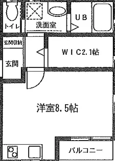 ハイツアリッサムIII【2階】の間取り