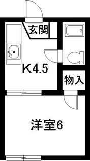 愛知県西尾市駒場町東山【アパート】の間取り