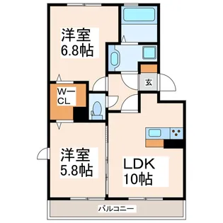 サニーホームズ88【3階】の間取り