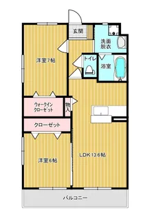 サンプラス【1階】の間取り