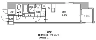 ミュゼ 海老山【4階】の間取り