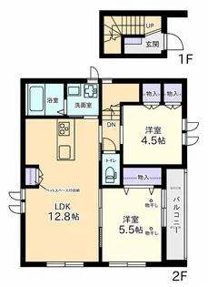 MIMOSA【2階】の間取り