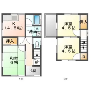 愛媛県宇和島市大浦【一戸建】の間取り