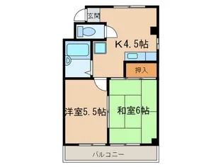 パークハイツ510【3階】の間取り