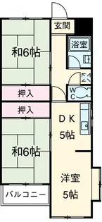 コーポ香貫【3階】の間取り