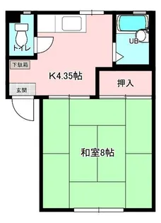 ウィング89【1階】の間取り