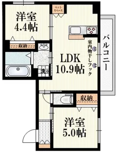 東京都杉並区阿佐谷北1【マンション】の間取り