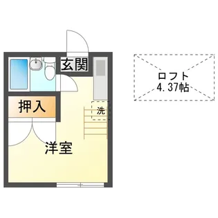 コスモワン【2階】の間取り