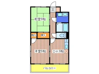 Mプラザ城東5番館【8階】の間取り