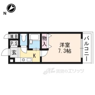 疋田マンション2【1階】の間取り