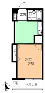 シティハイツ西品川【4階】の間取り
