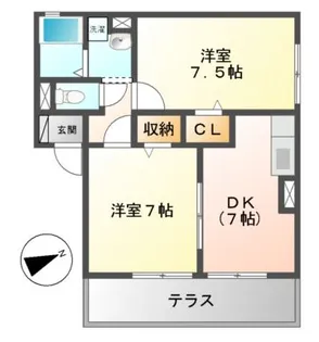 Shine ark【1階】の間取り