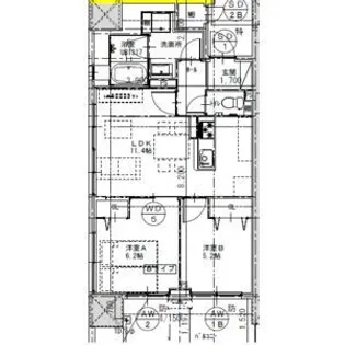 愛知県名古屋市熱田区六番2【マンション】の間取り