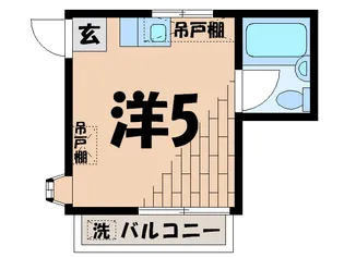 メゾン・ド・三軒茶屋C【2階】の間取り