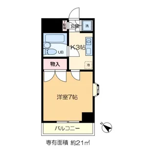 グランドマンション【3階】の間取り
