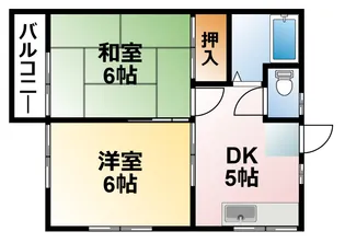 千葉県長生郡白子町北日当【アパート】の間取り