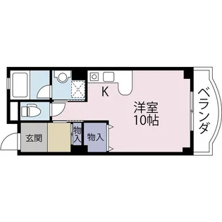 静清第三ハイツ【4階】の間取り