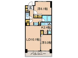 パ-クアクシス文京ステ-ジ【1階】の間取り